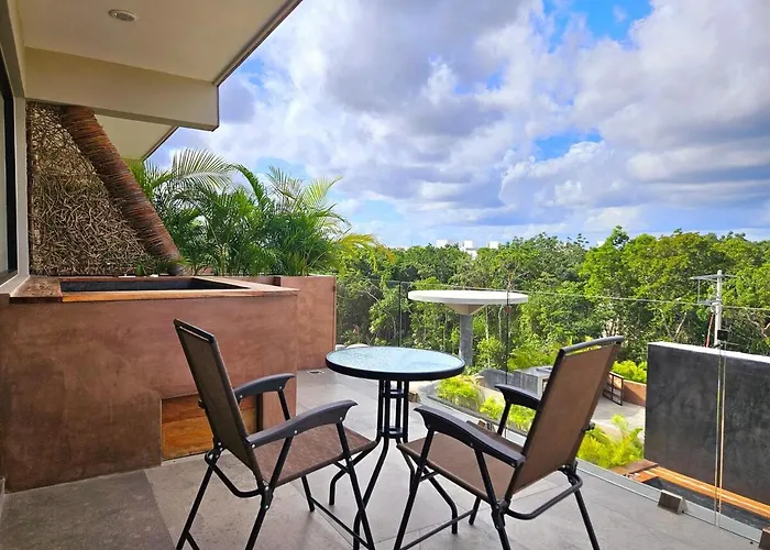 Ph Balcony With Jacuzzi, Gym & Pool * Tulum