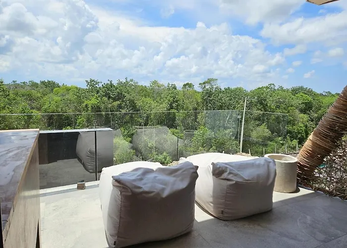 Ph Balcony With Jacuzzi, Gym & Pool Tulum